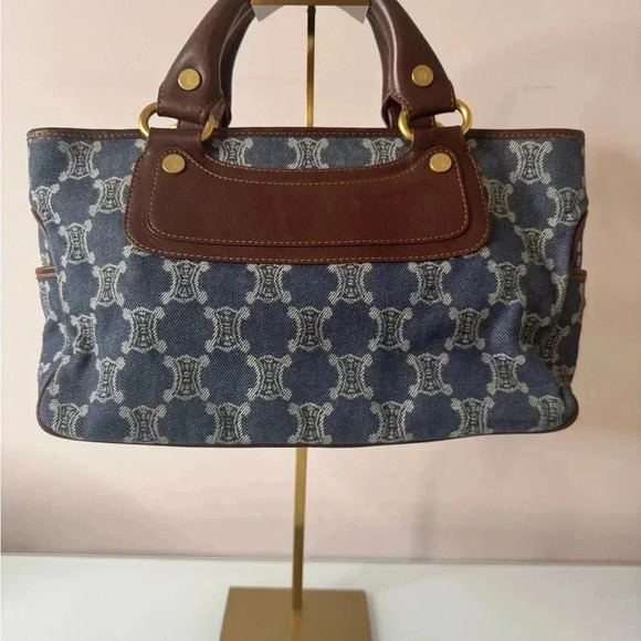 Celine Boogie Bag Denim and Leather Excellent Condirion - Picture 8 of 15